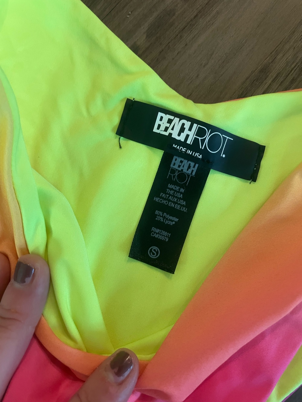 Beach Riot Rainbow Bikini - Picture 6 of 7